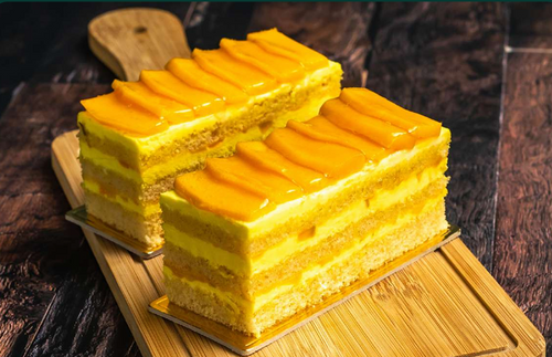 Mango Mousse Slice