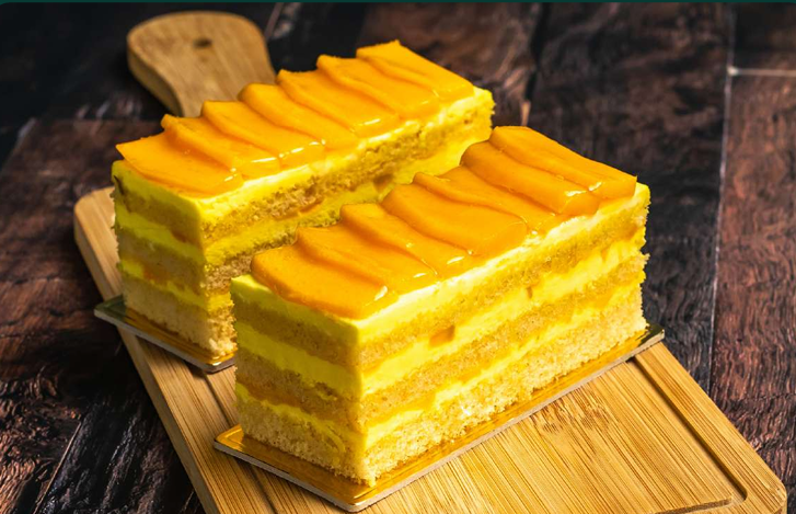 Mango Mousse Slice