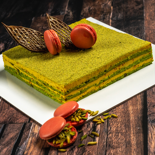 Pistachio Saffron Cake